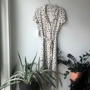 Wilfred shirt dress - navy/birch